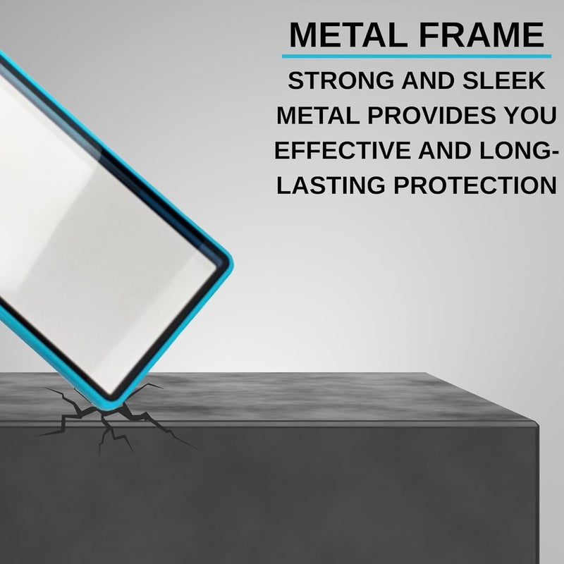 RedCap Magnetic Aluminum Graded PSA Slab Guard UV Resistant Glass 35PT Premium Protector Display Case For Standard PSA CGC Graded Sport Trading Cards - Ocean Blue - Image 3